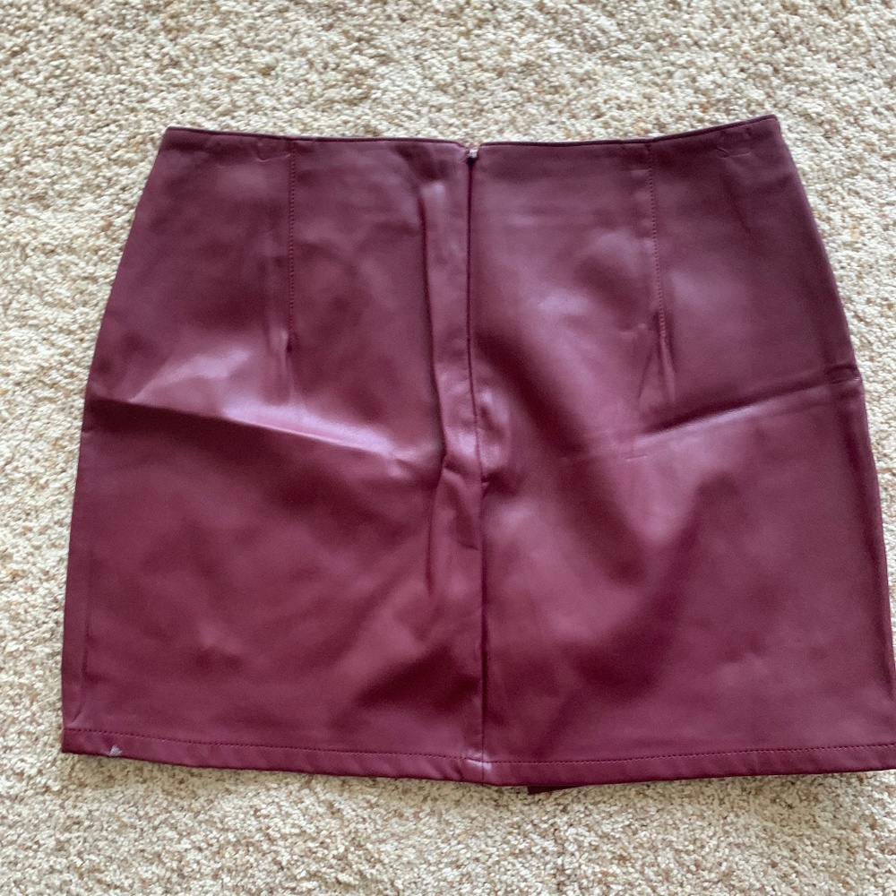 Express Pleather Skirt